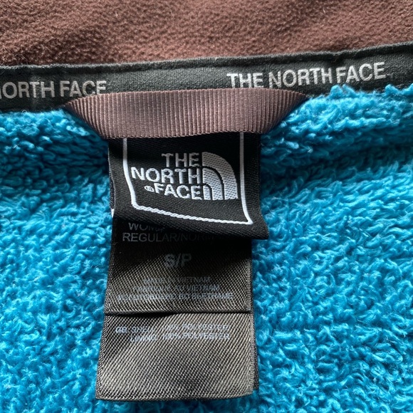 The North Face Teal Blue Fleece Zip Jacket Women’s Small | Soft Full Zip - Picture 7 of 14